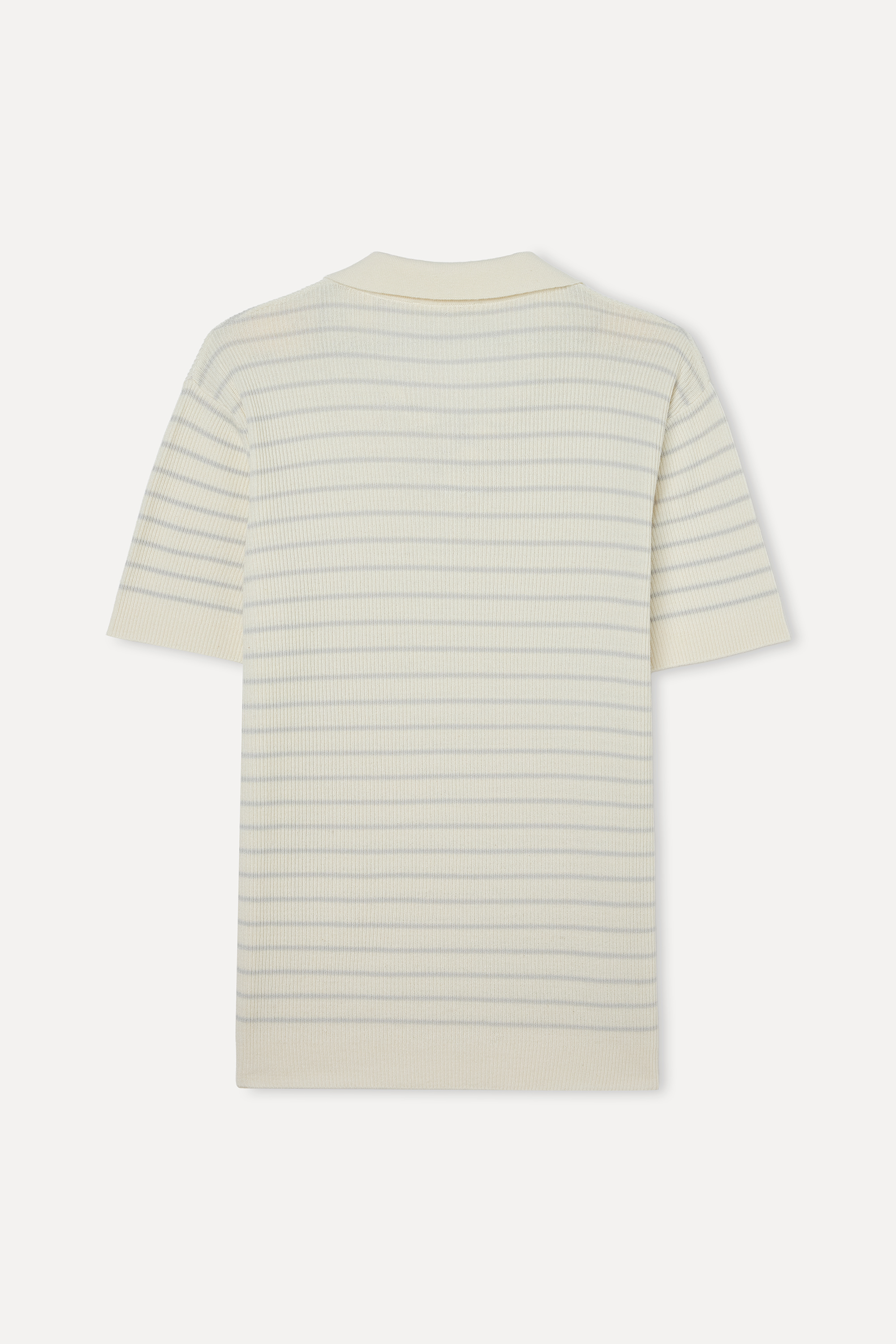 ÇİZGİLİ POLO YAKA KISA KOLLU TRİKO KAZAK