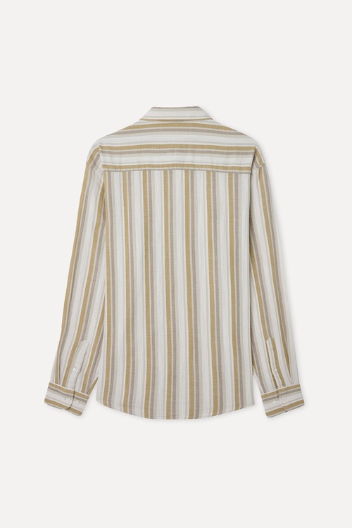 ÇİZGİLİ REGULAR FIT UZUN KOLLU GÖMLEK