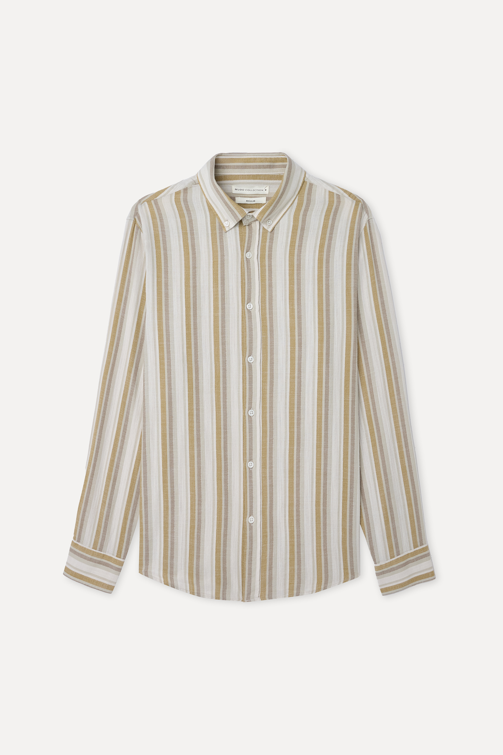 ÇİZGİLİ REGULAR FIT UZUN KOLLU GÖMLEK