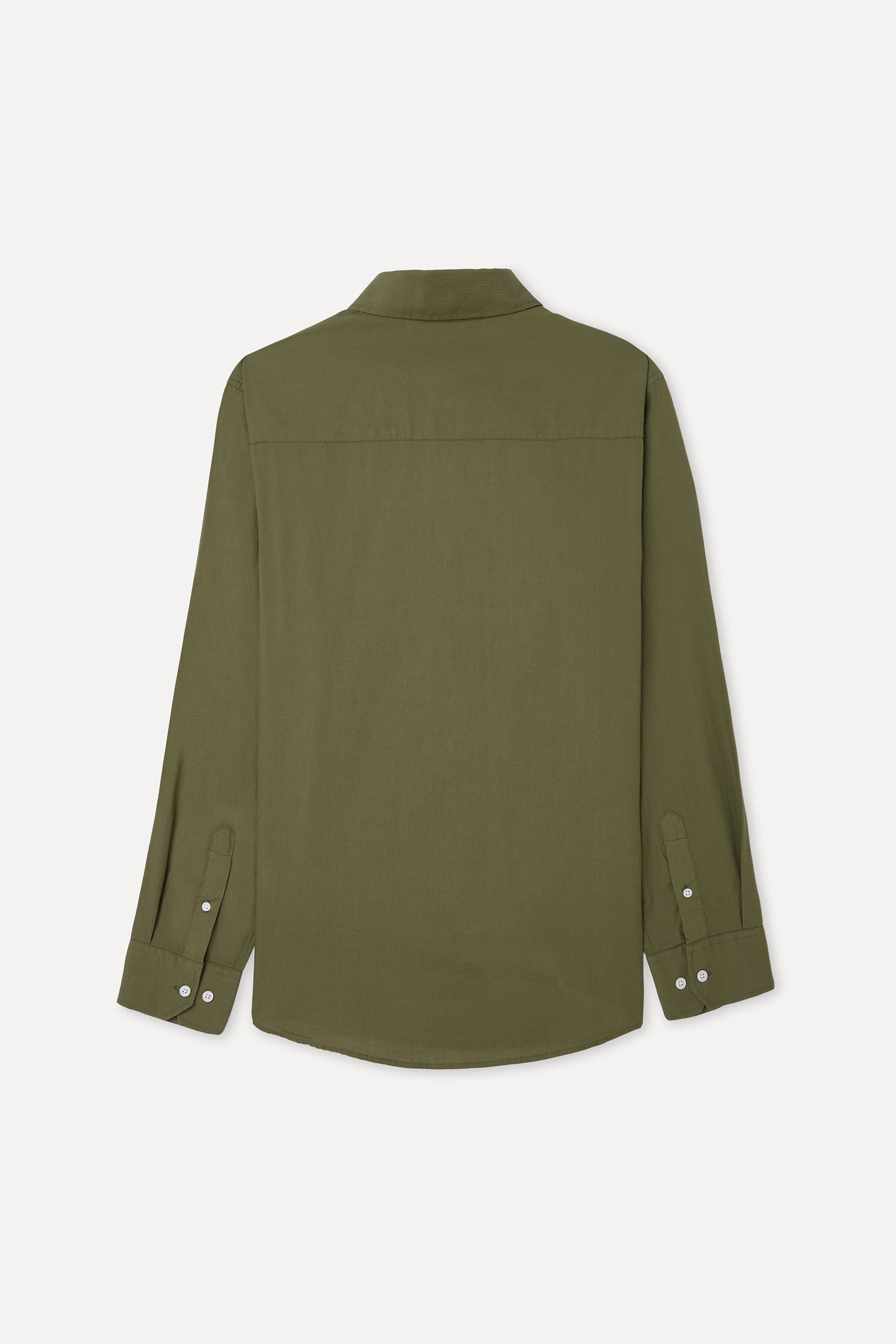 ARMÜRLÜ REGULAR FIT UZUN KOLLU GÖMLEK