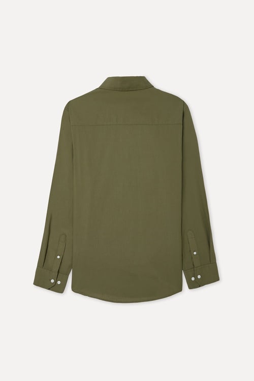 ARMÜRLÜ REGULAR FIT UZUN KOLLU GÖMLEK