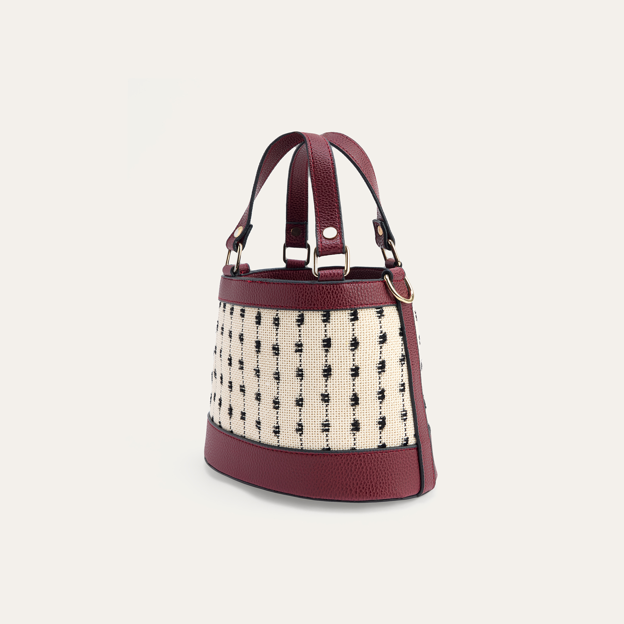 DESENLİ BUCKET OMUZ ÇANTASI