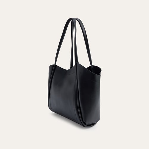 DERİ GÖRÜNÜMLÜ YAVRULU EL ÇANTASI