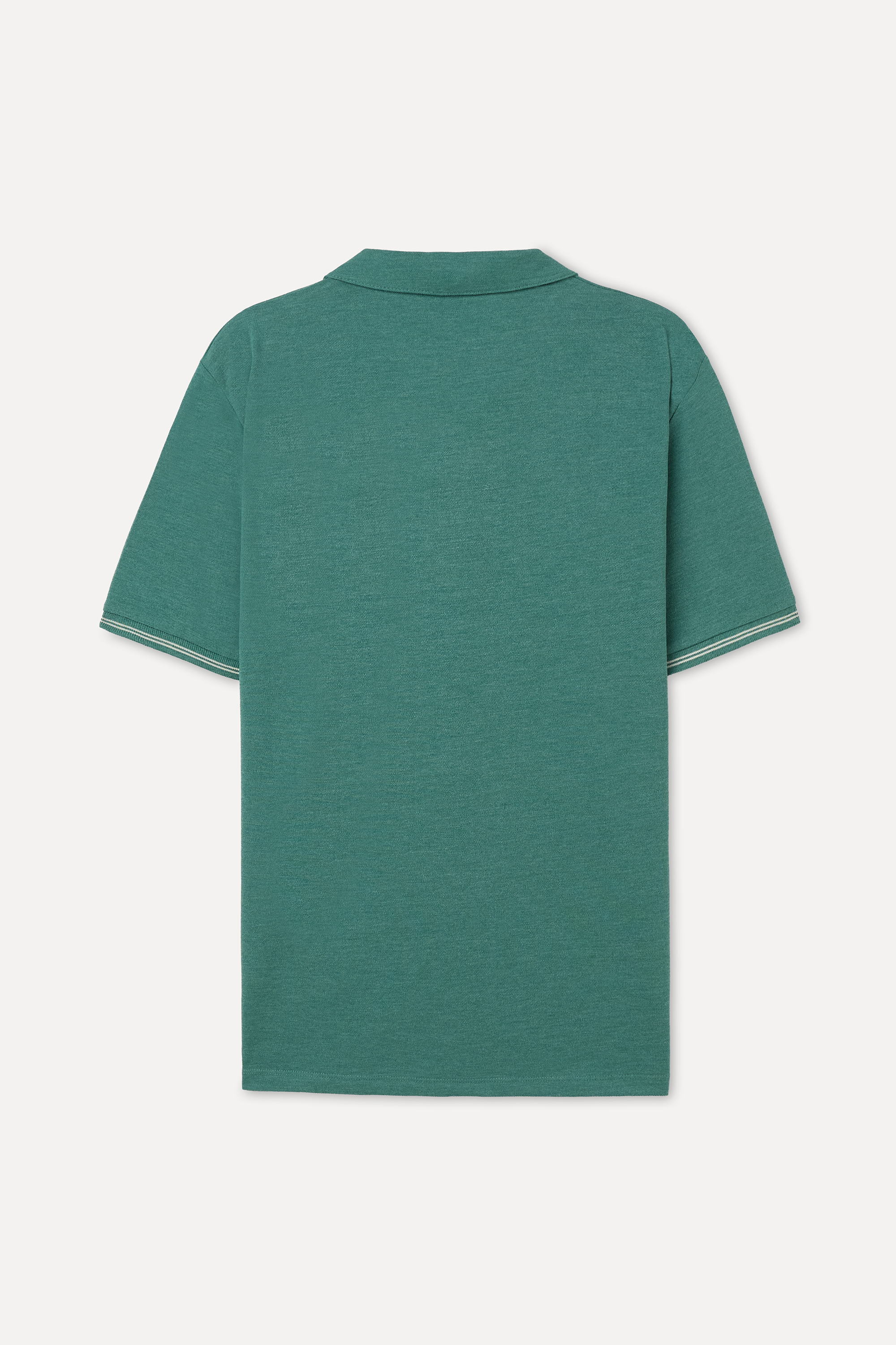 NAKIŞLI POLO YAKA T-SHIRT