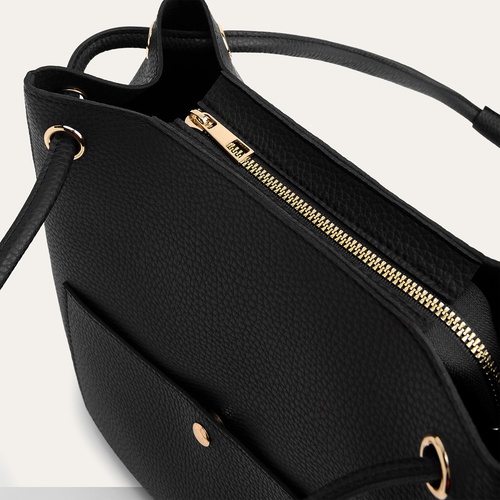 DERİ GÖRÜNÜMLÜ EL ÇANTASI