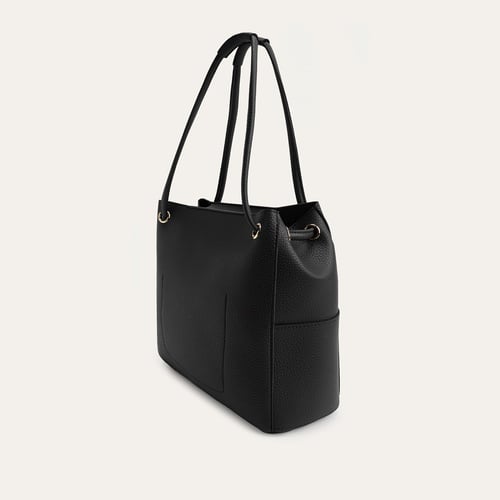 DERİ GÖRÜNÜMLÜ EL ÇANTASI