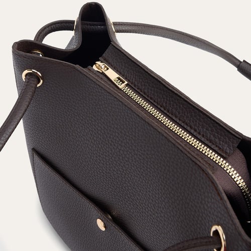  DERİ GÖRÜNÜMLÜ EL ÇANTASI