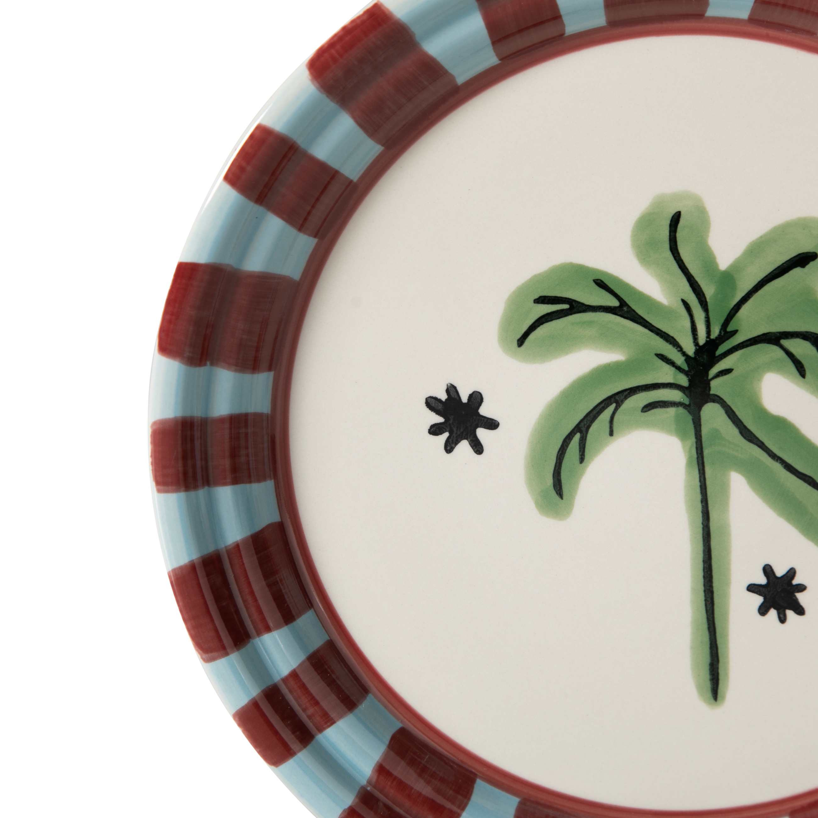 LISMORE SERVİS TABAĞI BORDO 25 CM