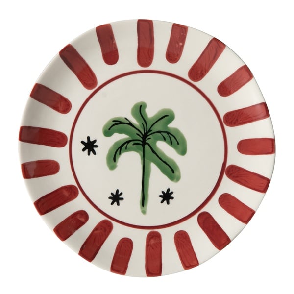 Mudo Home  Lismore Pasta Tabağı Bordo 20 Cm