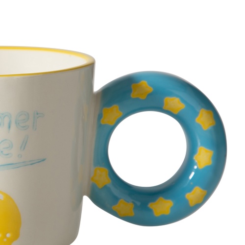  LISMORE KUPA MAVİ 16 CM