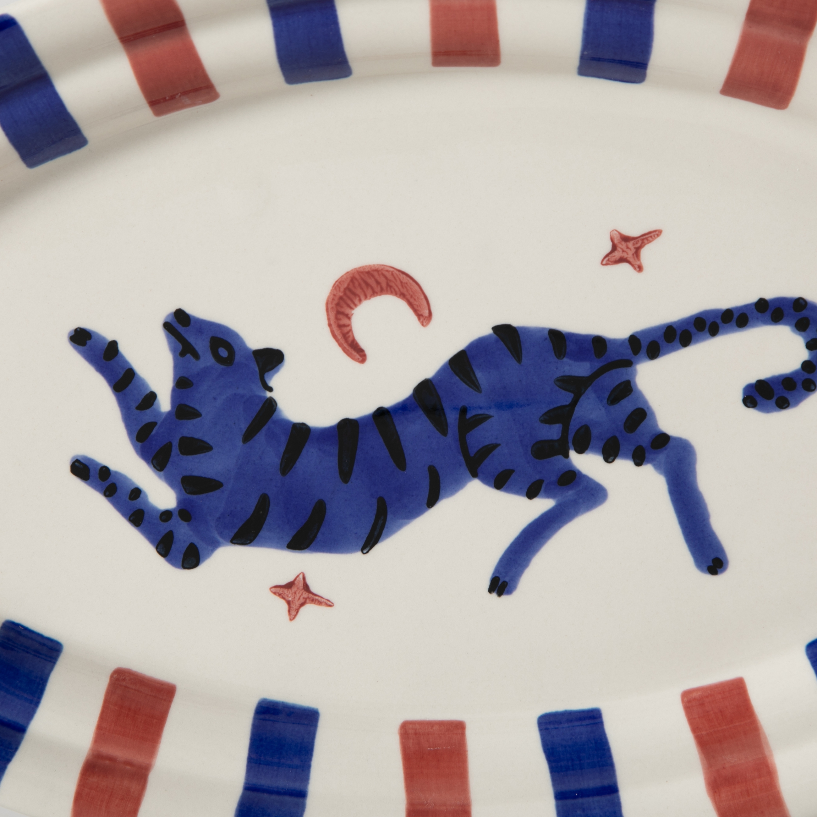 LISMORE KAYIK TABAK BORDO 34 CM