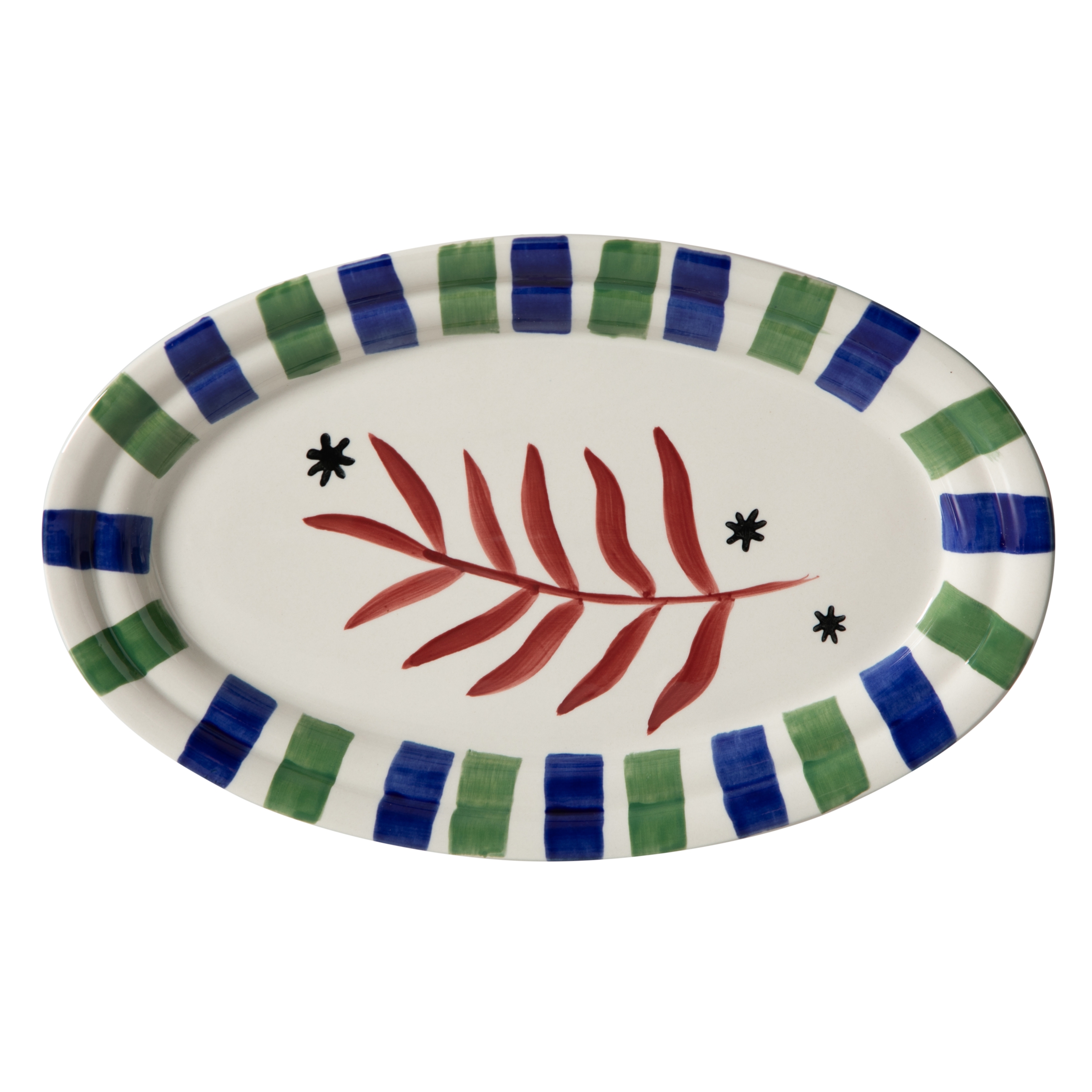 LISMORE KAYIK TABAK LACİVERT 34 CM