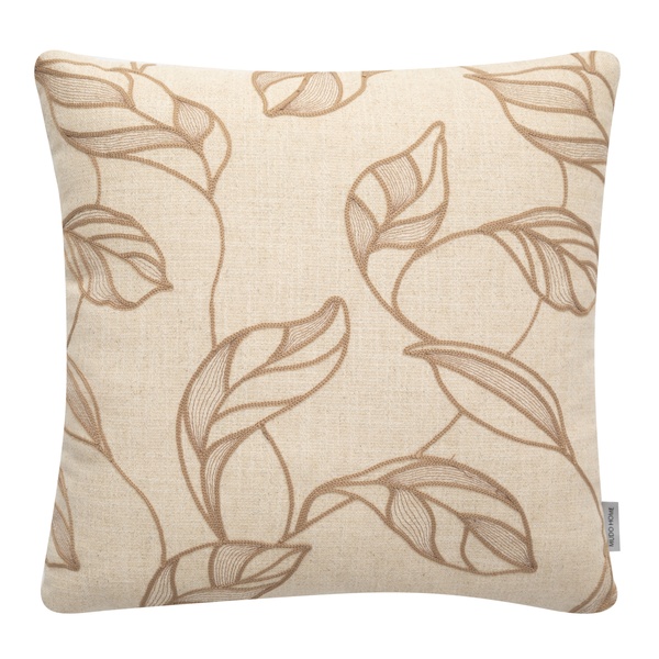 Mudo Home  Alisa Floral Kırlent Bej 45X45 Cm
