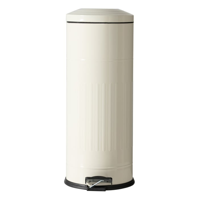 27LT PEDALLI VINTAGE ÇÖP KOVASI KREM