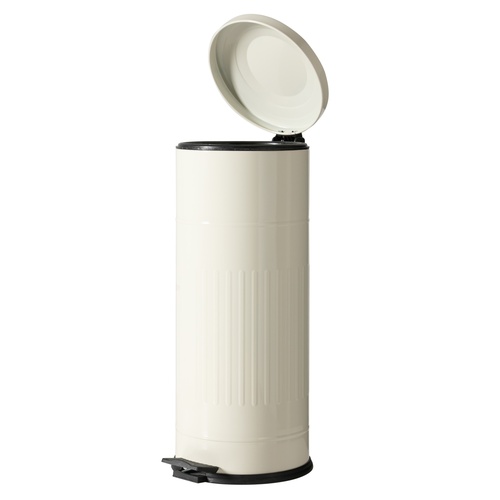 27LT PEDALLI VINTAGE ÇÖP KOVASI KREM