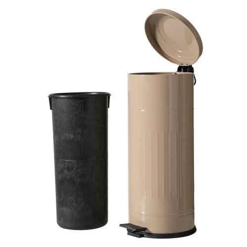 27LT PEDALLI VINTAGE ÇÖP KOVASI BEJ