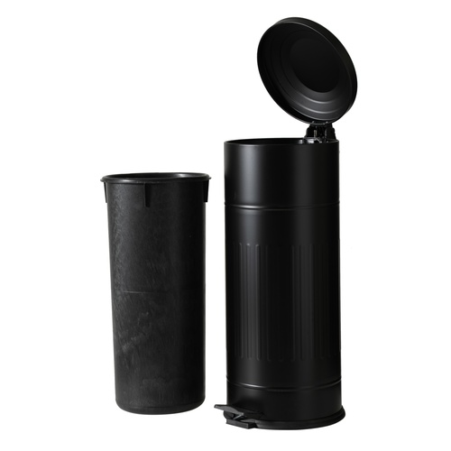  27LT PEDALLI VINTAGE ÇÖP KOVASI SİYAH