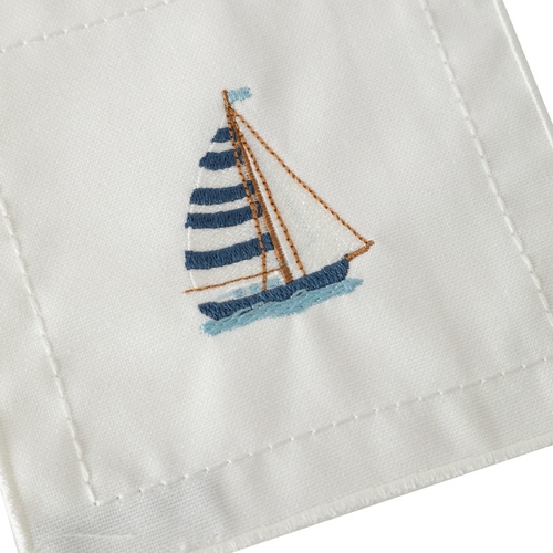 MARINE NAKIŞLI 4'LÜ KOKTEYL PEÇETE 15X15