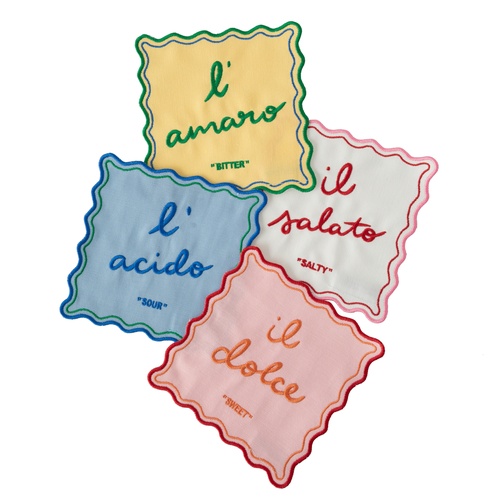 TASTE NAKIŞLI 4'LÜ KOKTEYL PEÇETE 15X15