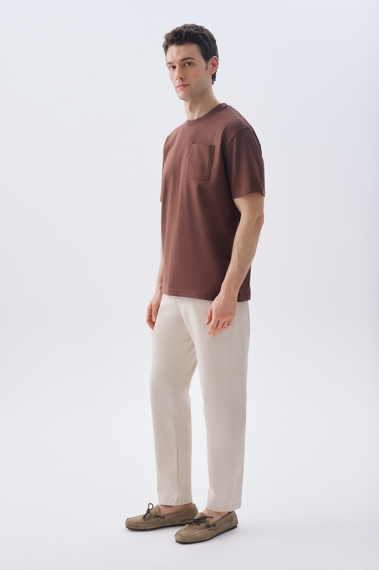 TAPERED FIT CHINO PANTOLON