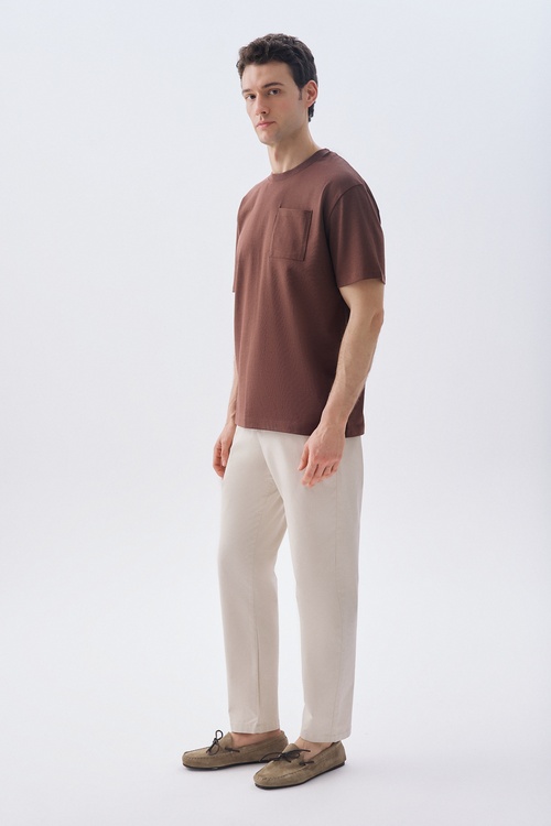 TAPERED FIT CHINO PANTOLON