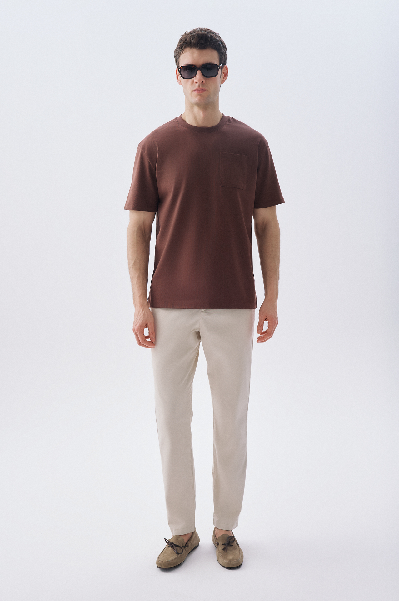 TAPERED FIT CHINO PANTOLON