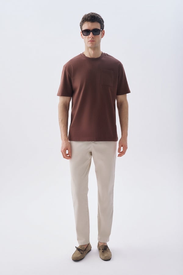 TAPERED FIT CHINO PANTOLON