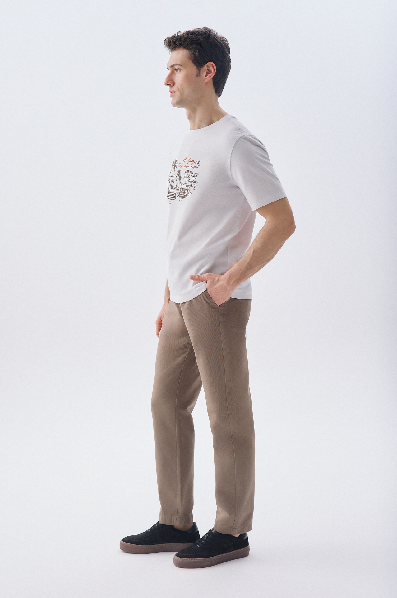 STRAIGHT FIT BELİ BAĞLAMALI PANTOLON