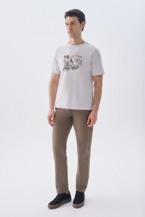 STRAIGHT FIT BELİ BAĞLAMALI PANTOLON