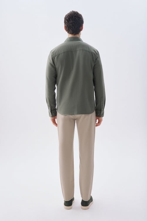 REGULAR FIT UZUN KOLLU GÖMLEK