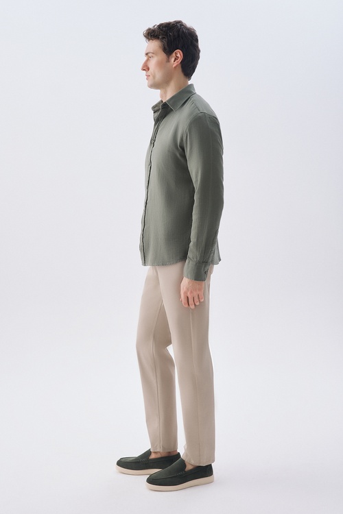 REGULAR FIT UZUN KOLLU GÖMLEK