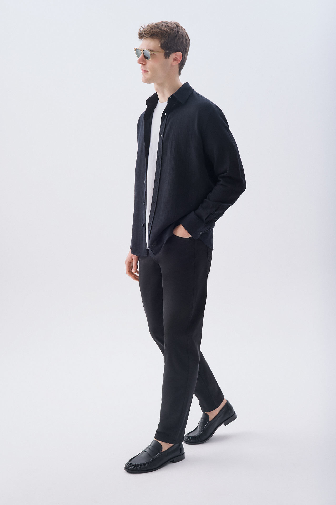 REGULAR FIT UZUN KOLLU GÖMLEK