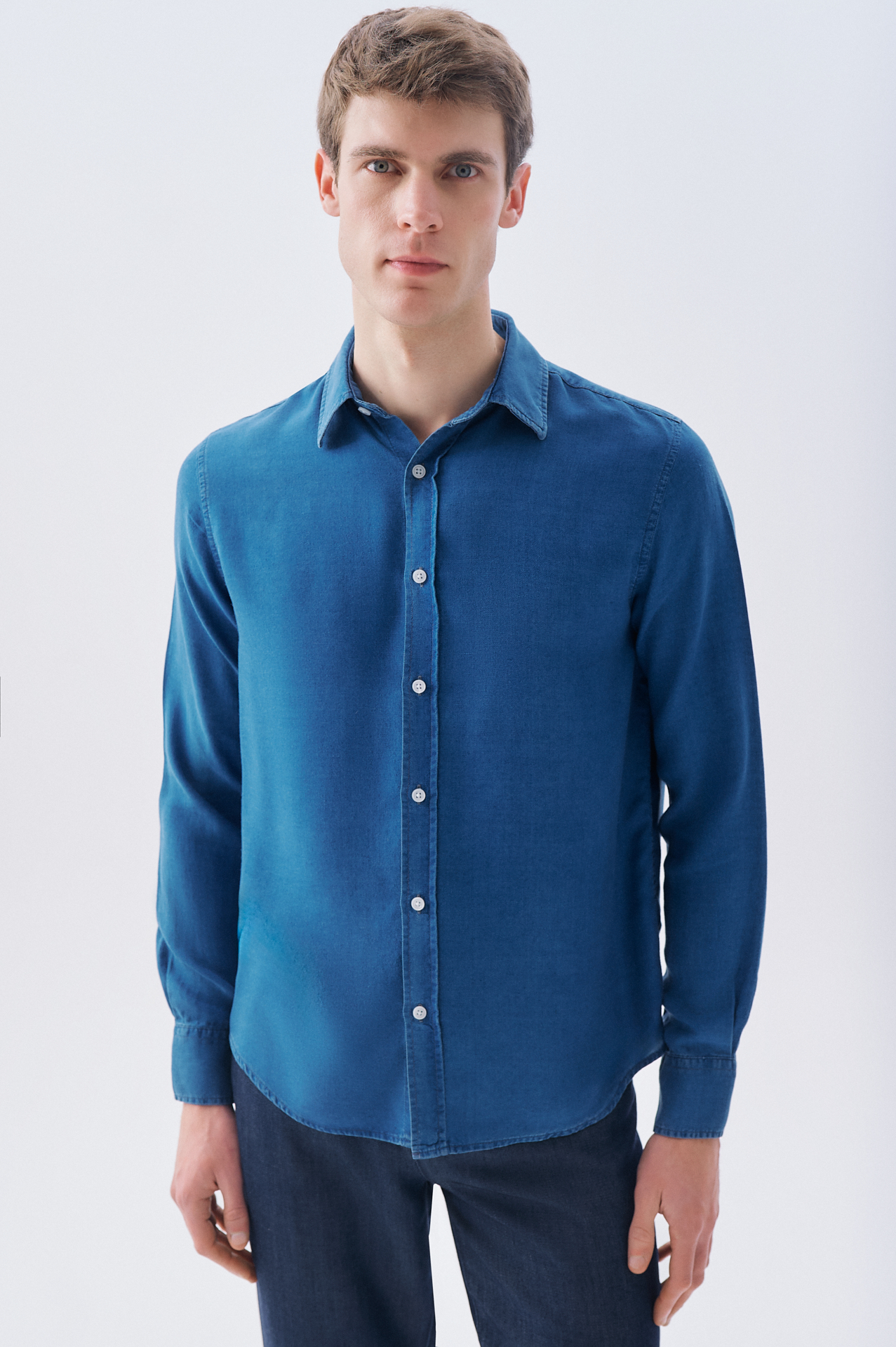 REGULAR FIT UZUN KOLLU GÖMLEK