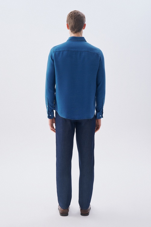 REGULAR FIT UZUN KOLLU GÖMLEK