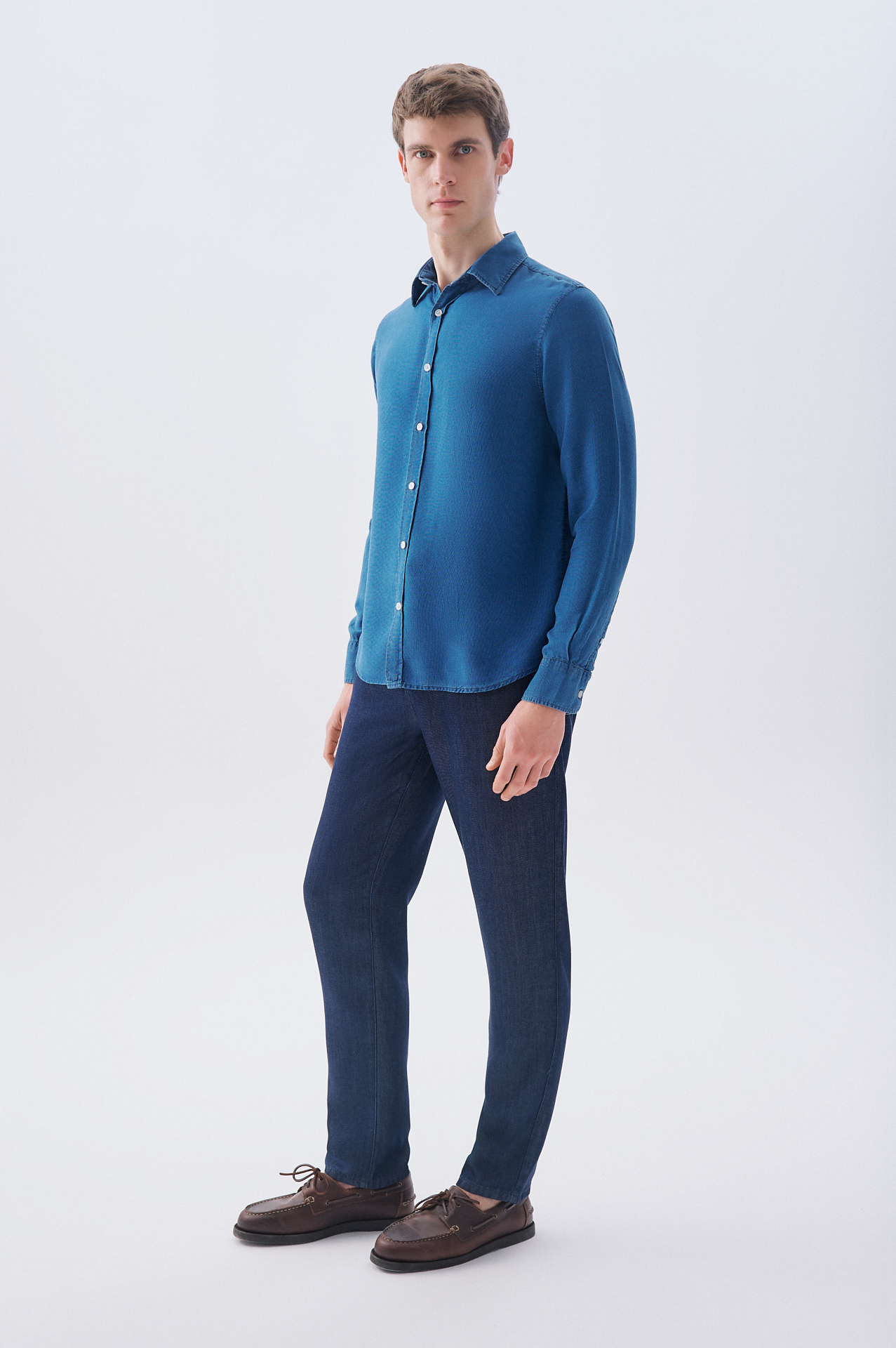 REGULAR FIT UZUN KOLLU GÖMLEK