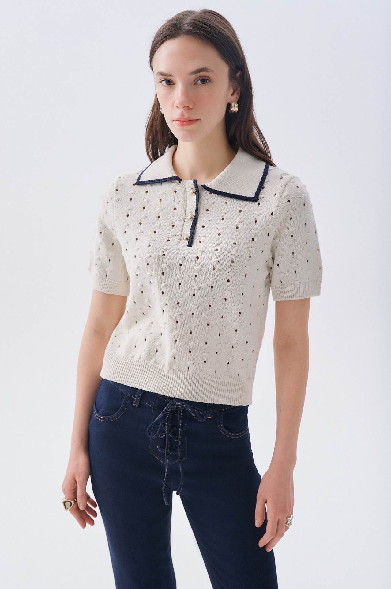 JAKARLI POLO YAKA KISA KOLLU KAZAK