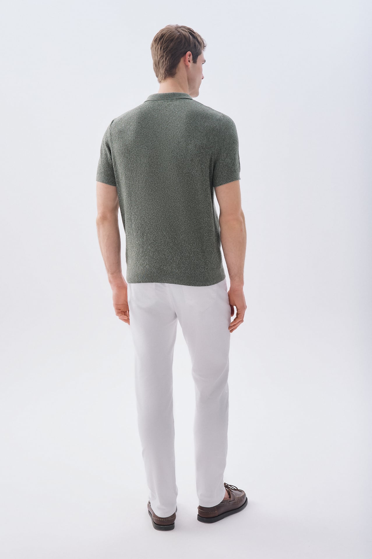 MULİNELİ FERMUARLI POLO YAKA KAZAK