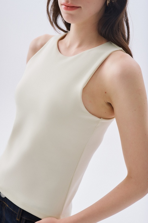 FITTED KOLSUZ BİSİKLET YAKA BLUZ