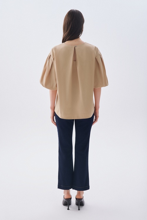 OVERSIZE BALON KOL BLUZ