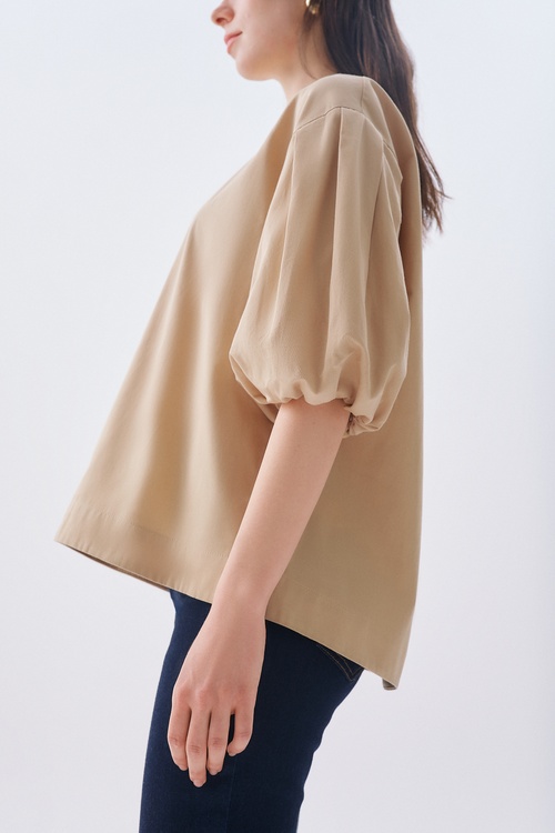 OVERSIZE BALON KOL BLUZ