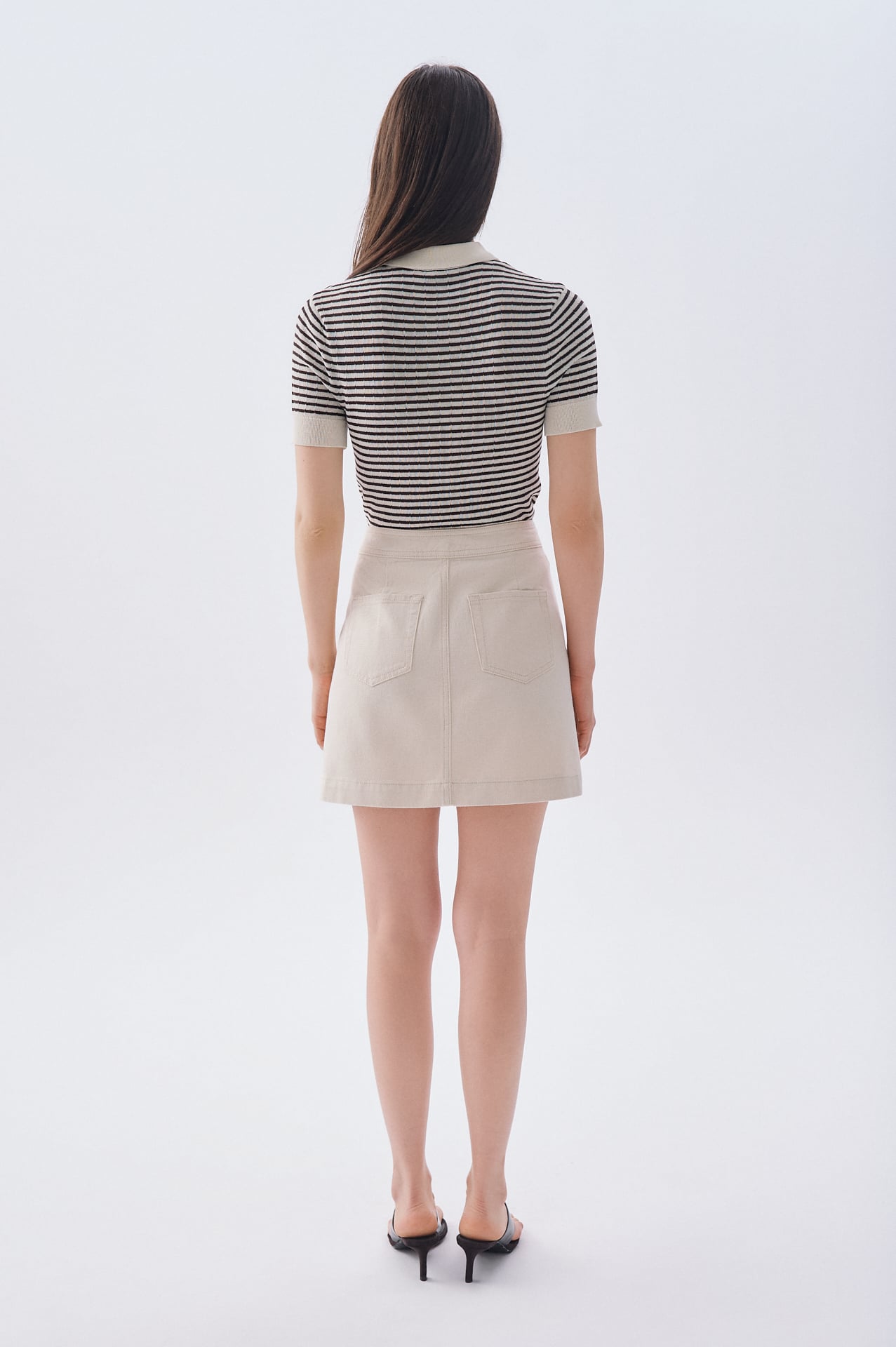 DÜĞME DETAYLI A FORM MİNİ ETEK