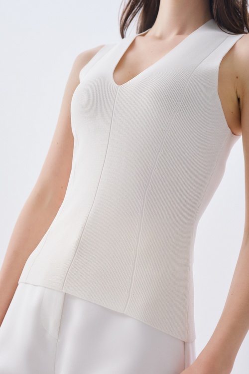 FITTED V YAKA KOLSUZ KAZAK