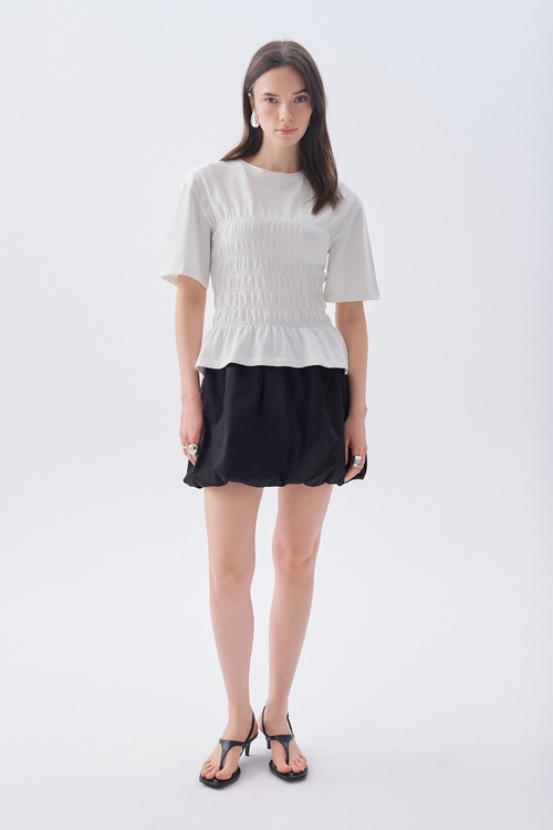 BELİ LASTİKLİ MİNİ BALON ETEK