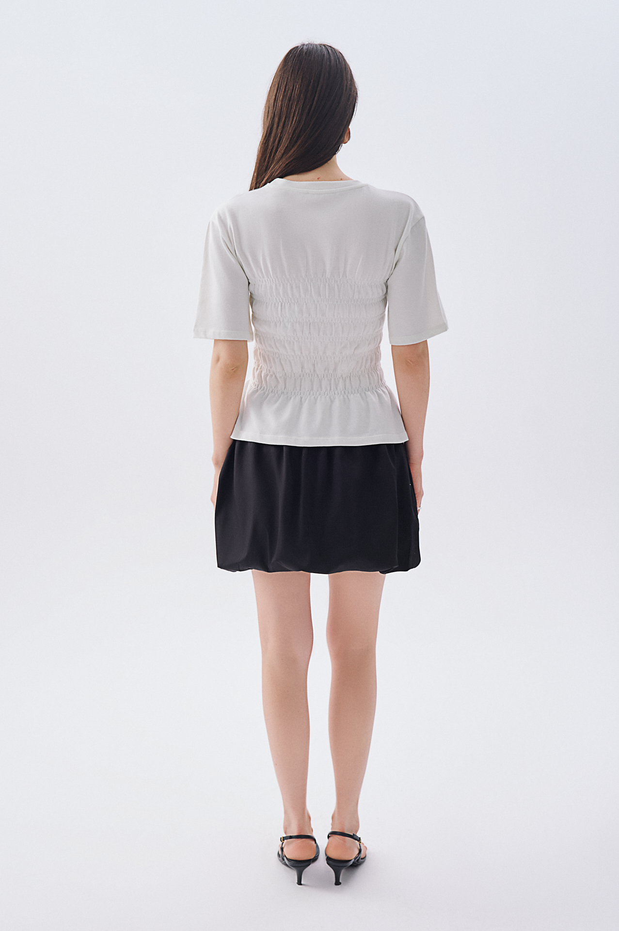 BELİ LASTİKLİ MİNİ BALON ETEK