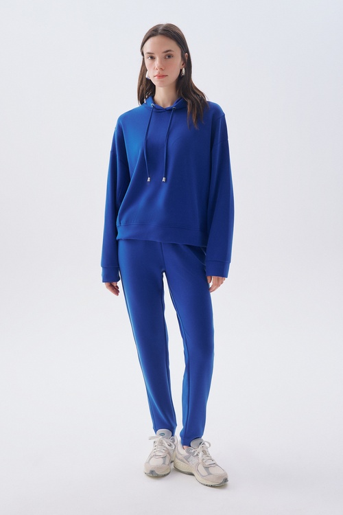 MODAL KARIŞIMLI KAPÜŞONLU SWEATSHIRT