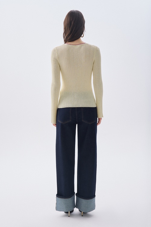 FITTED BİYELİ V YAKA HIRKA