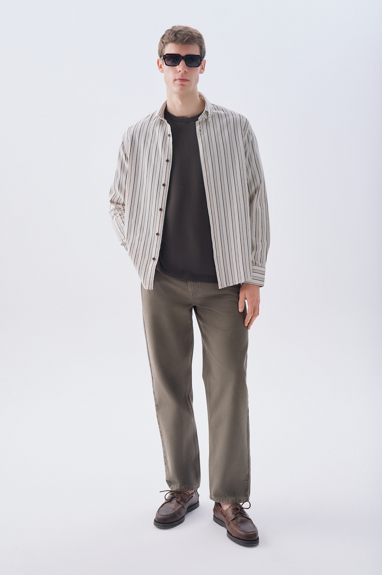 ÇİZGİLİ REGULAR FIT UZUN KOLLU GÖMLEK