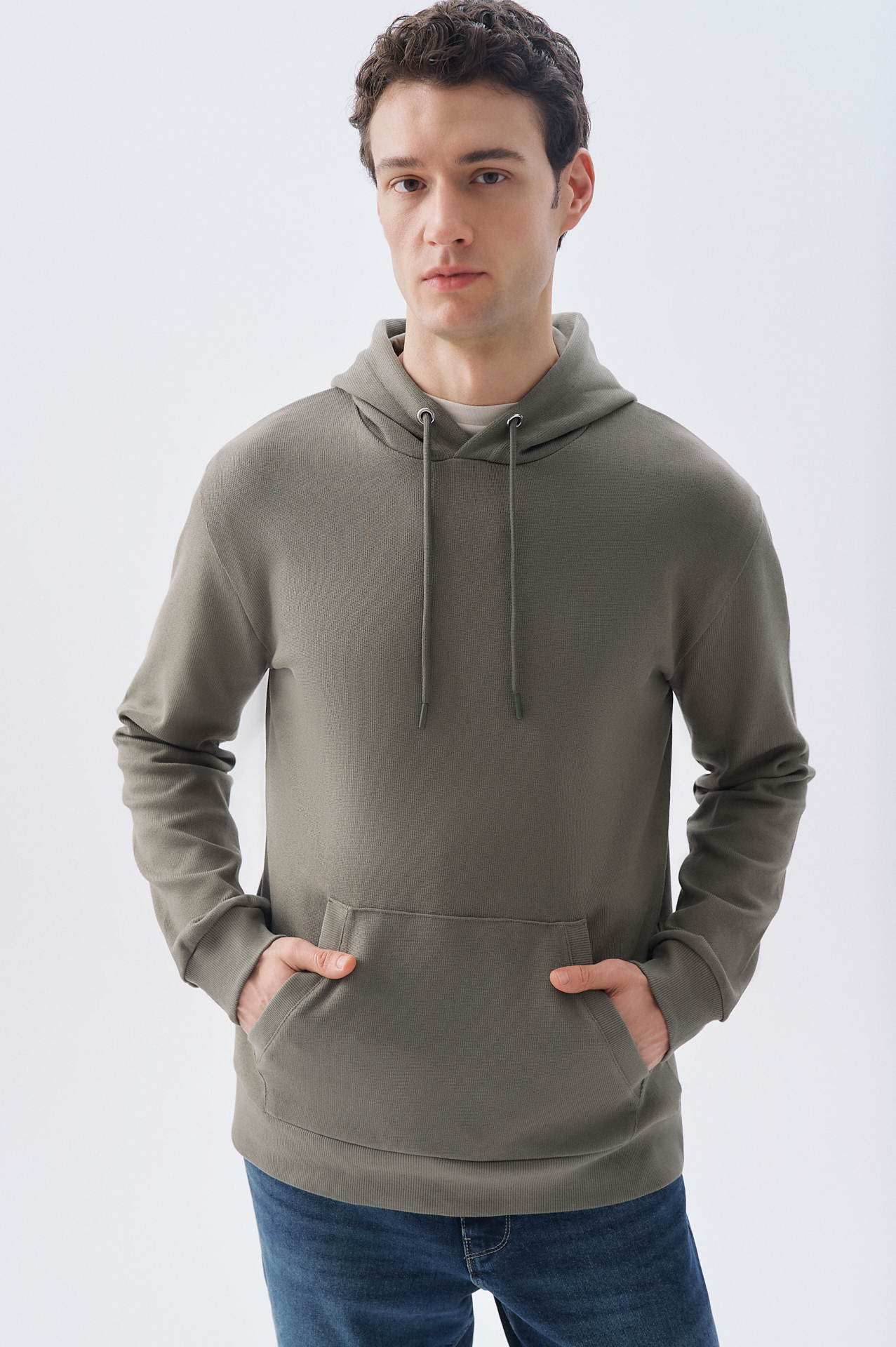 COMFORT FIT KAPÜŞONLU SWEATSHIRT