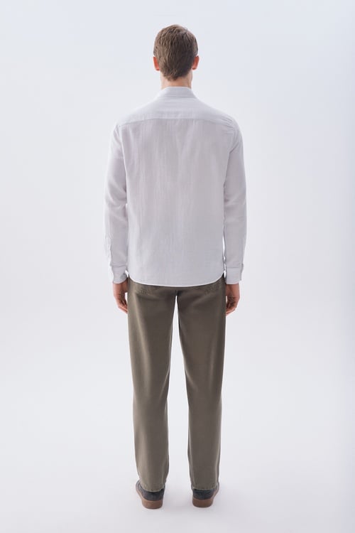 REGULAR FIT UZUN KOLLU GÖMLEK