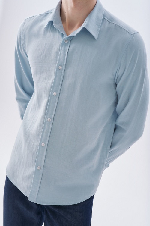 REGULAR FIT UZUN KOLLU GÖMLEK